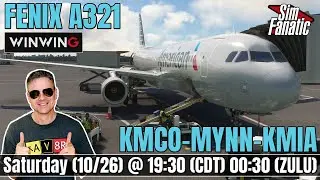 LIVE | MSFS | WINWING FCU + EFIS (L&R) + URSA MINOR (L) Controls | Fenix A321 | Real GA Pilot