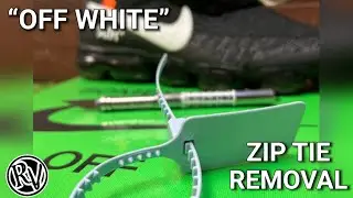 How to remove “OFF WHITE” zip tie