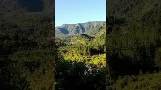 melihat pemandangan guci pas pagi pagi sangat indah
