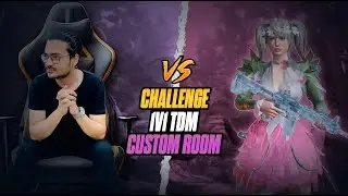 1V1 TDM CHALLENGE CUSTOM ROOM BGMI LIVE | 1V1 TDM I SOLO VS SQUAD? #1v1 #1v1tdm #livestream