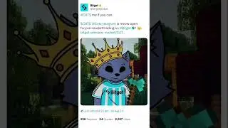 Cat's airdrop same like $DOGS coin airdrop / New Tap to earn project bigger then DOGS coin