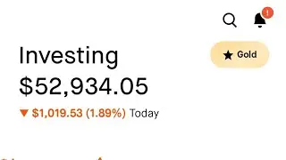 Robinhood dividend portfolio update. Stocks all down for the day. $52,000.00 portfolio 💰💸
