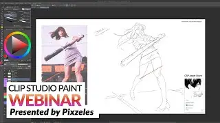 Webinar 🇬🇧 – Sketching with References in Clip Studio Paint presented by Pixzeles