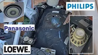 Speaker Finding #43: 36" Panasonic TV With Green Subwoofer, Metz TV subwoofer and a lot more!