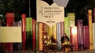 Parwati Tirkey with Mahadev Toppo @  Tata Steel Jharkhand Literary Meet 9 December 2023