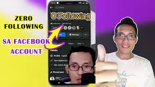 PAANO MAGING ZERO FOLLOWING ANG FACEBOOK ACCOUNT 2023 | HIDE FOLLOWING LIST