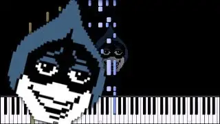 [Piano Solo] DELTARUNE - Lancer's Theme (Overworld) | Synthesia Tutorial | Arrangement