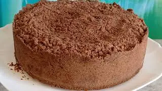Шоколадный пирог с нежной творожной начинкой