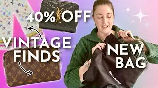 My Latest LOUIS VUITTON & YSL Finds | How I Saved Hundreds off Retail