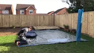 Building My Garden Office: Part 5 - Back Wall