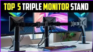 ✅Top 5 Triple Monitor Stands of 2025 - Stable, Affordable & Easy to Install!