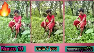 REALME NARZO 10 VS REDMI NOTE 7 PRO VS SAMSUNG M30S CAMERA TEST