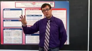 Demonstration of Poster Presentation for Psychology Capstone Course