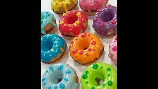 Tiny Rainbow Dounuts