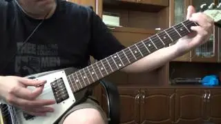 Master of Puppets  Metallica.  Как играть на гитаре. Lesson