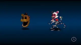 FNaF World Speededit + Loading Screens: Withered Golden Freddy and Nightmare Mangle