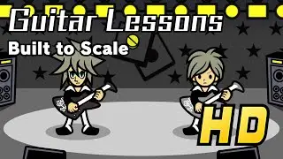Guitar Lessons (Built to Scale Song) - Rhythm Heaven [HD WIDESCREEN]  -  Gameplay Demonstration
