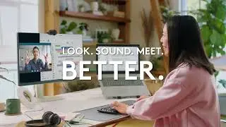 LOOK. SOUND. MEET. BETTER.  | Brio 100 Graphite + Off White