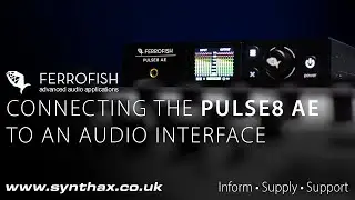 How to connect the Ferrofish Pulse8 AE to an Audio Interface