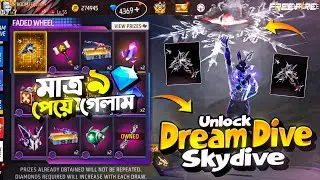 NEW 😱SKYWING ONE SPIN FREE FIRE | DREAM DIVE SKYWING FF | FF New Event Today | Free Fire New Event