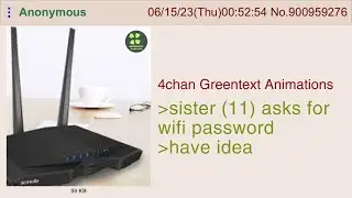Anon set up his uncle's router | 4chan Greentext Animations