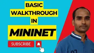 Basic Mininet Walkthrough (Link, Switch, Controller settings)