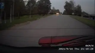 Onlooker S6 - пример записи задней камеры в сумерки в Full HD