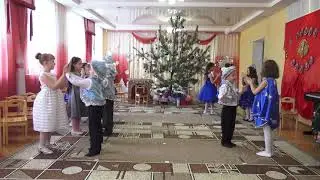 Новогодняя полька в детском саду (10 гр. 6-7 лет)