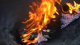 her trashed sneakers