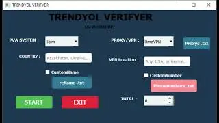 Trendeol Bot |  Account Generator | Account Number Verifier | Android application automation