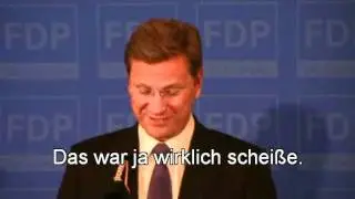 Westerwelles kurzes Statement zu 