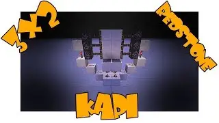 3X2 Otomatik Redstone Kapı Yapımı | MCPE 1.2+