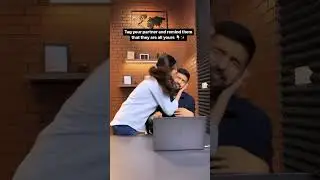 When he doesn't accept my kisses 😱🤣🤣🤣 #couplethings #shorts #inlove #funny