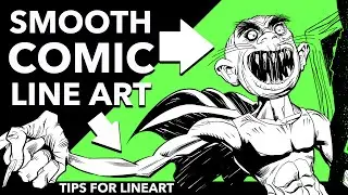 How To Create Clean Line Art In Clip Studio Paint (Tutorial For Beginners)