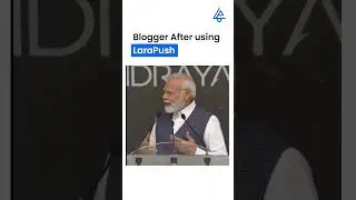 When LaraPush Boosts Your Traffic: Bloggers Be Like Modi Ji 😂✨#larapush #shorts