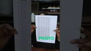 Convert an image to a Table on Excel 