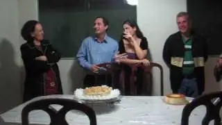 Léo e Patrícia noivando