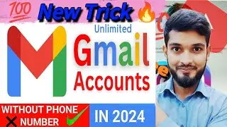 How to create unlimited gmail account 2024 | Unlimited USA Gmail Trick without Number Verification 📱
