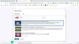 Insert Video into Google Forms