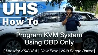 2015-2018 Jaguar Land Rover Range Rover Key Programming via OBD w/ Lonsdor K518USA