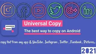 How to copy YouTube Description & Copy text from image || On Android 📝 || 2021 || 