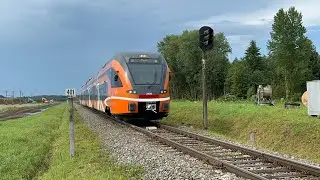 Estonian passenger trains near Tartu 24.07.2023 🇪🇪