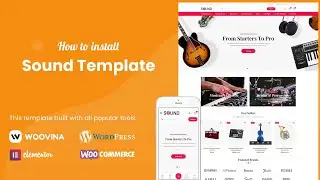 How to install Sound - Template for Audio Equipment Shop