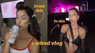 glow up with me//2 day festival vlog!!!
