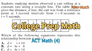 College Prep Test Math (13) - ACT