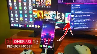 OnePlus 13 External Desktop Mode Tutorial (EXPERIMENTAL) | Convert OnePlus 13 into a PC 🔥
