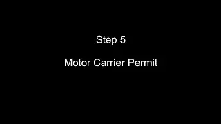 Step 5 Motor Carrier Permit How To apply for a Motor Carrier Permit in California