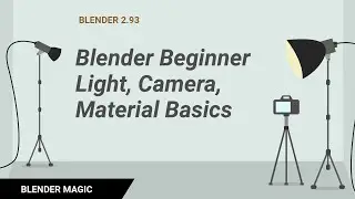 Blender Light Camera Material Basics Beginner Tutorial