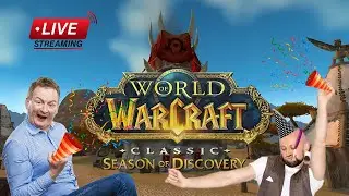 WoW Classic Plus: Warrior Tank Leveling from 15-16 | Season of Discovery Stream