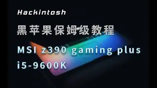 完美黑苹果i5-9600k MSI Z390 Gaming plus | Coffee Lake